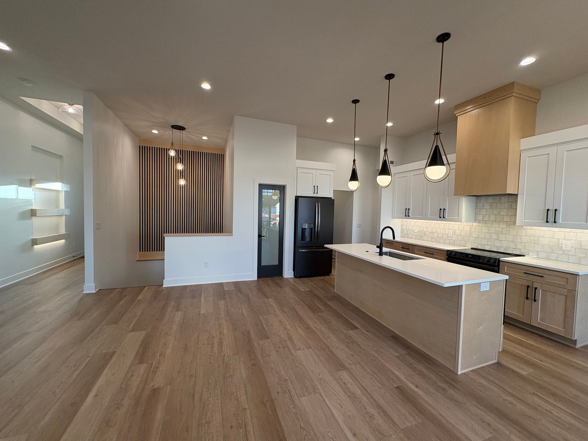 Kitchen, Warm and Modern Home In Lincoln