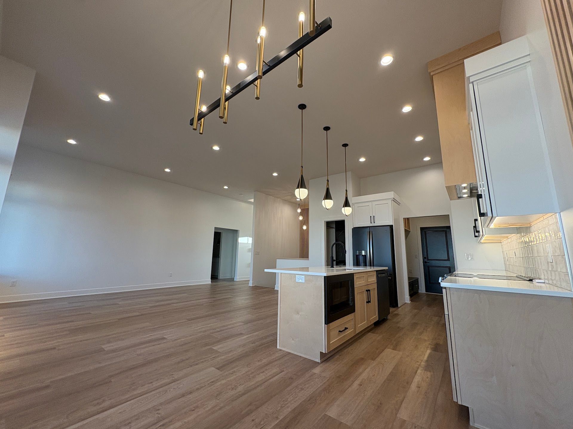 Kitchen, Warm and Modern Home In Lincoln