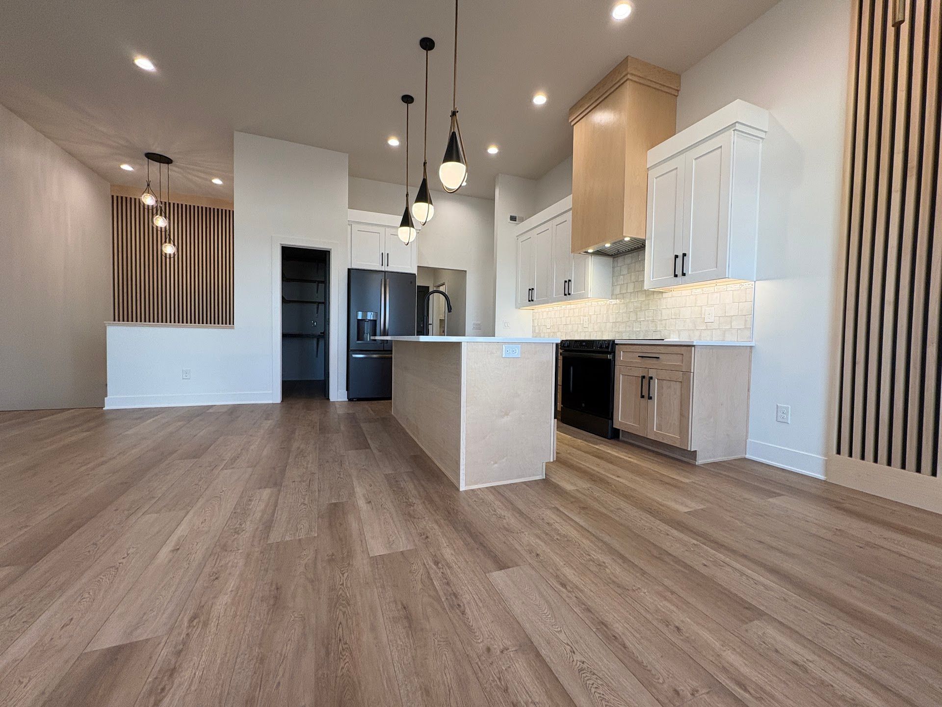 Kitchen, Warm and Modern Home In Lincoln