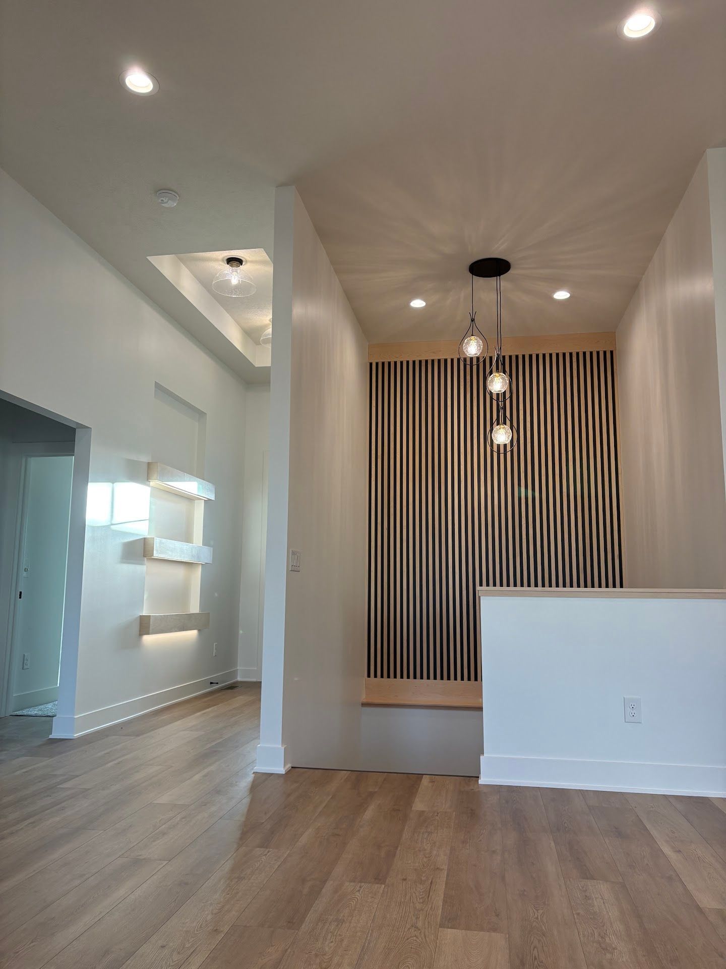 Staircase, Warm and Modern Home In Lincoln