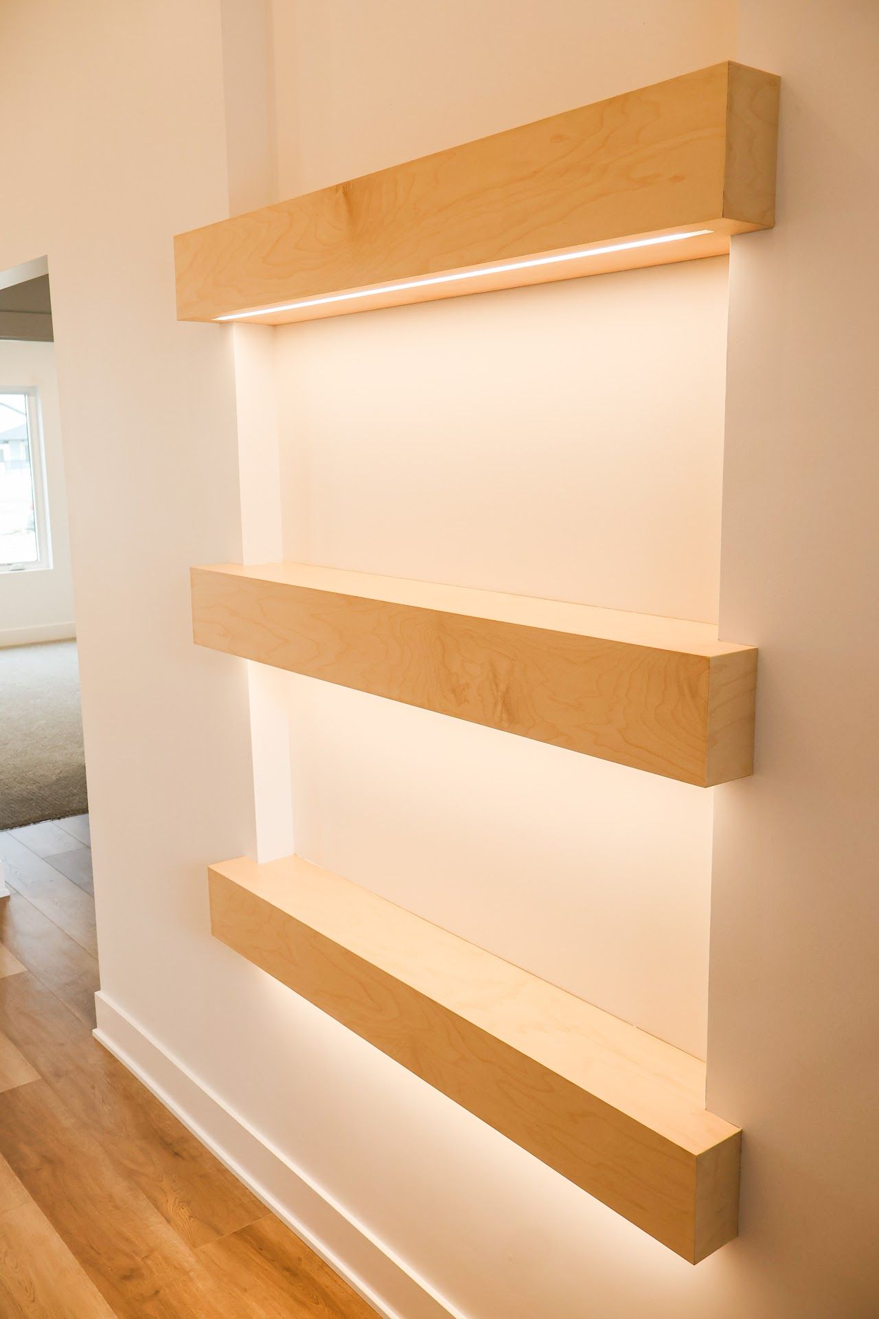 Staircase, Warm and Modern Home In Lincoln