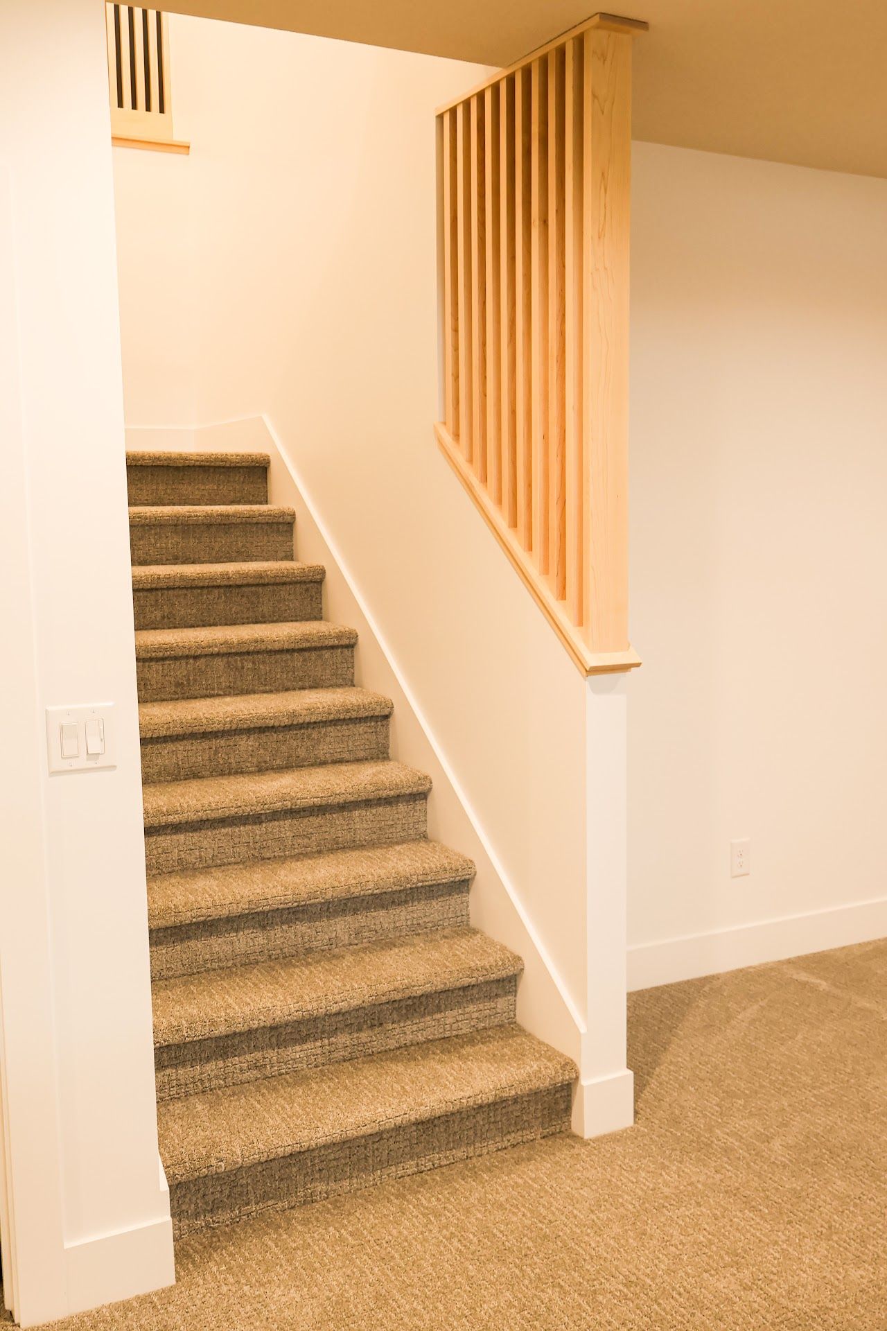 Staircase, Warm and Modern Home In Lincoln