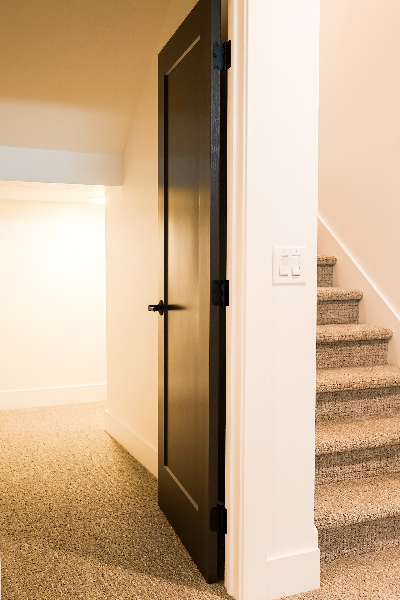 Staircase, Warm and Modern Home In Lincoln