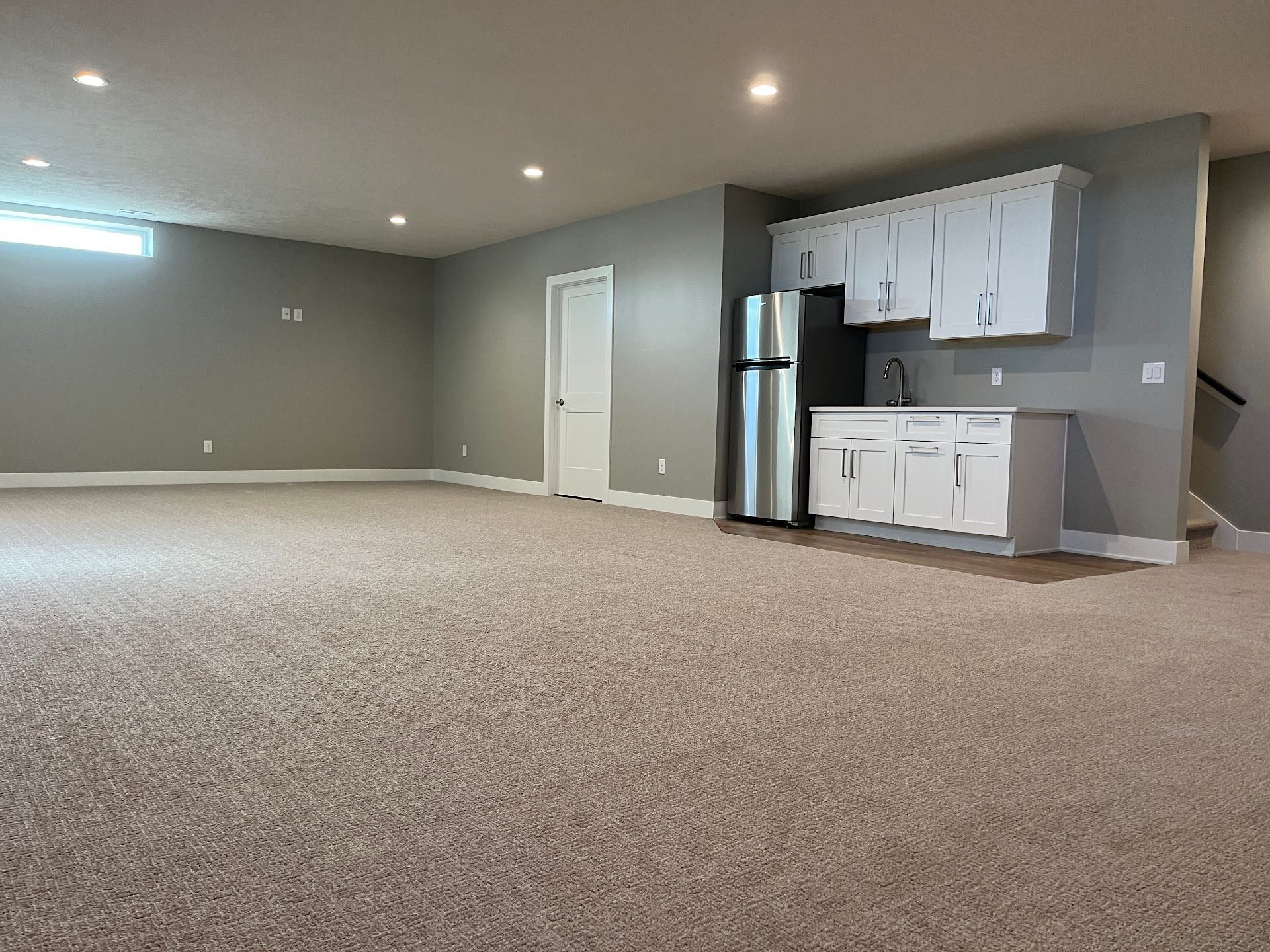 Basement, Wilderness Sky New Custom Home