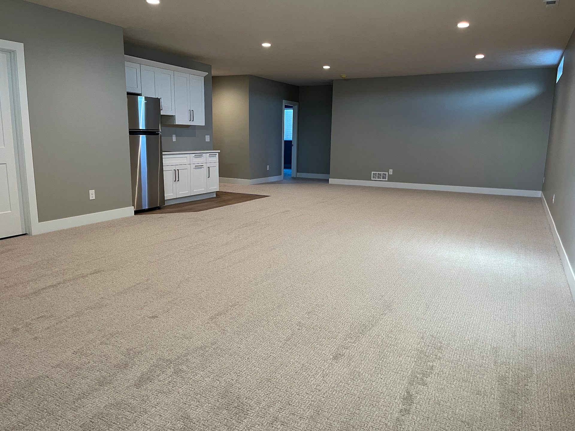 Basement, Wilderness Sky New Custom Home