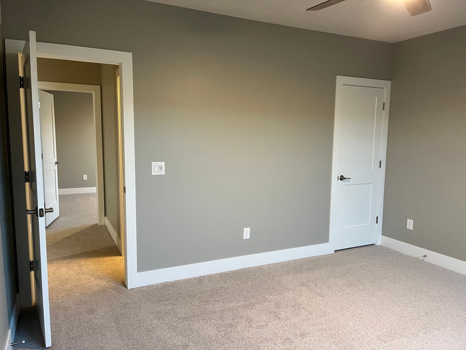 Basement, Wilderness Sky New Custom Home