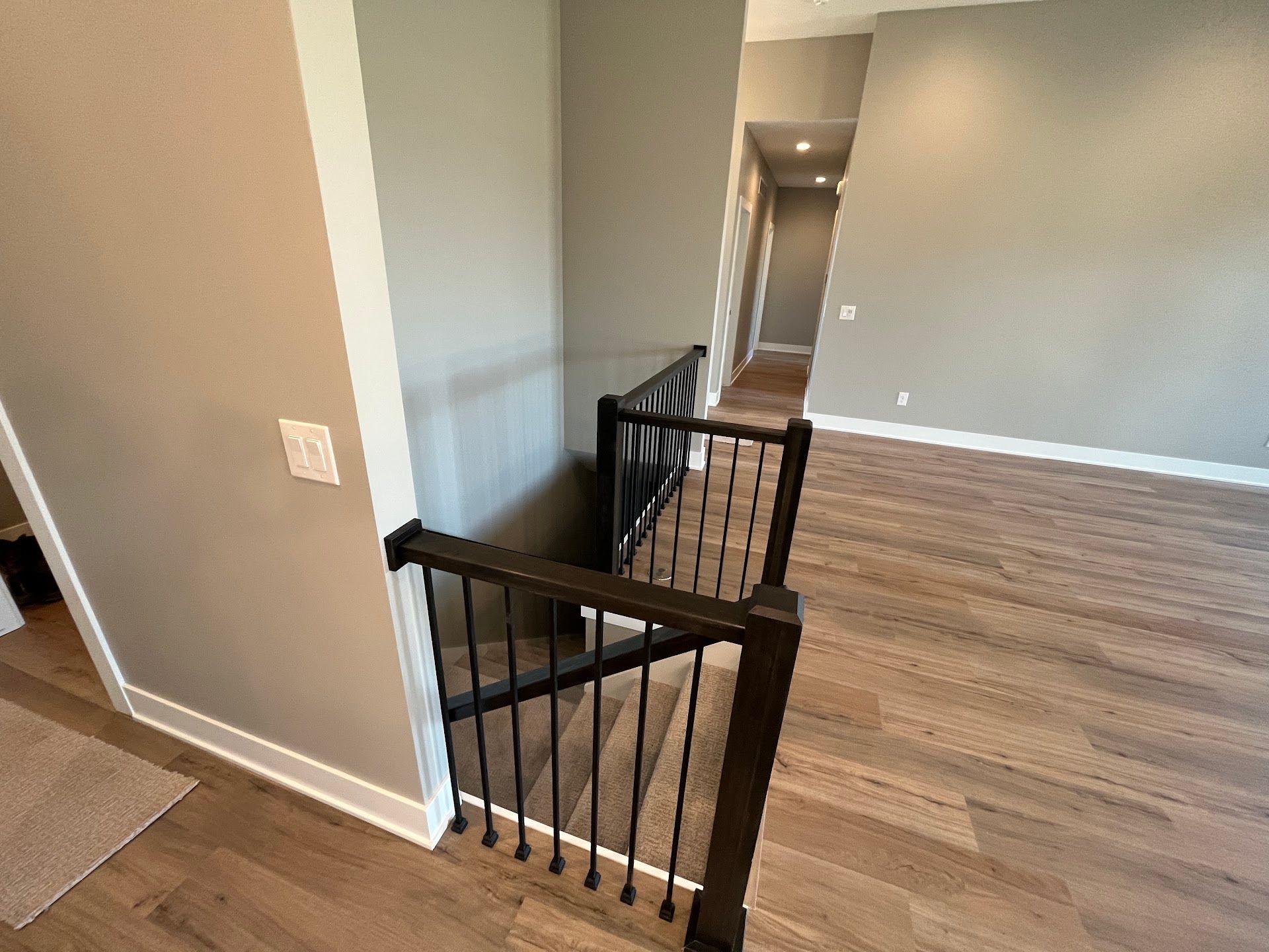 Staircase, Wilderness Sky New Custom Home