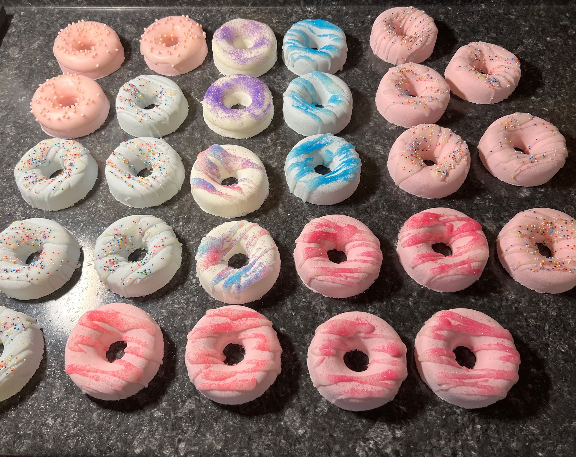 Iced Donut Bath Bombs