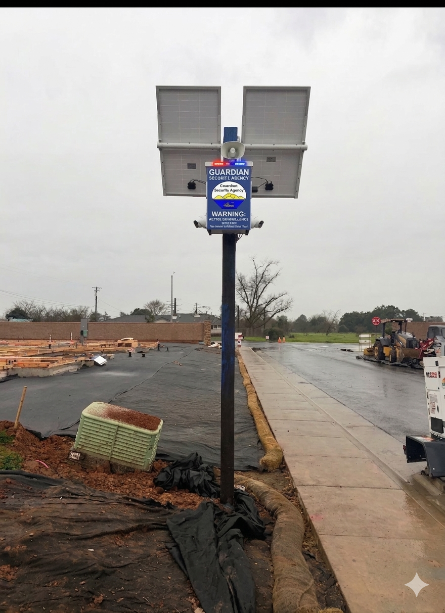 Storm-damaged street sign on a wet roadside beside debris and flooded construction area Storm-damaged street sign on a wet roadside beside debris and flooded construction area