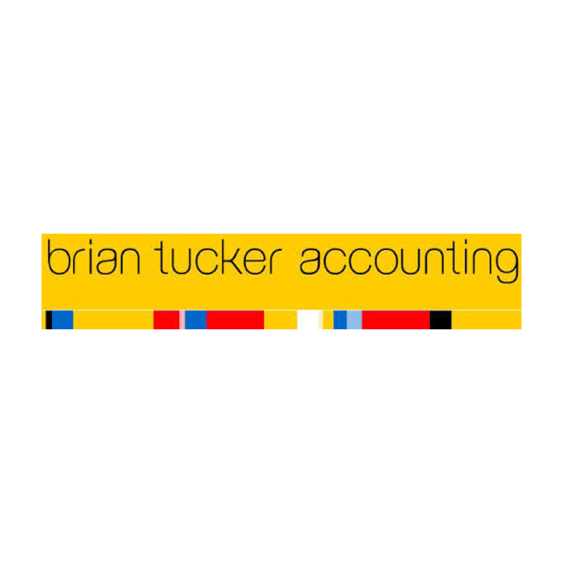 It is a logo for brian tucker accounting.