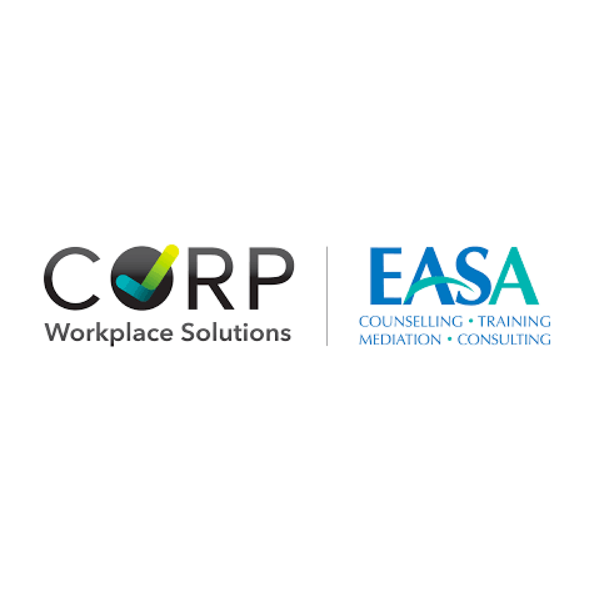 A logo for a company called corp workplace solutions.