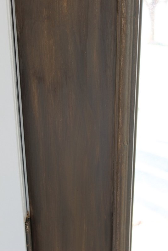 HOW TO PAINT AN EXTERIOR DOOR TO MAKE IT LOOK LIKE WOOD