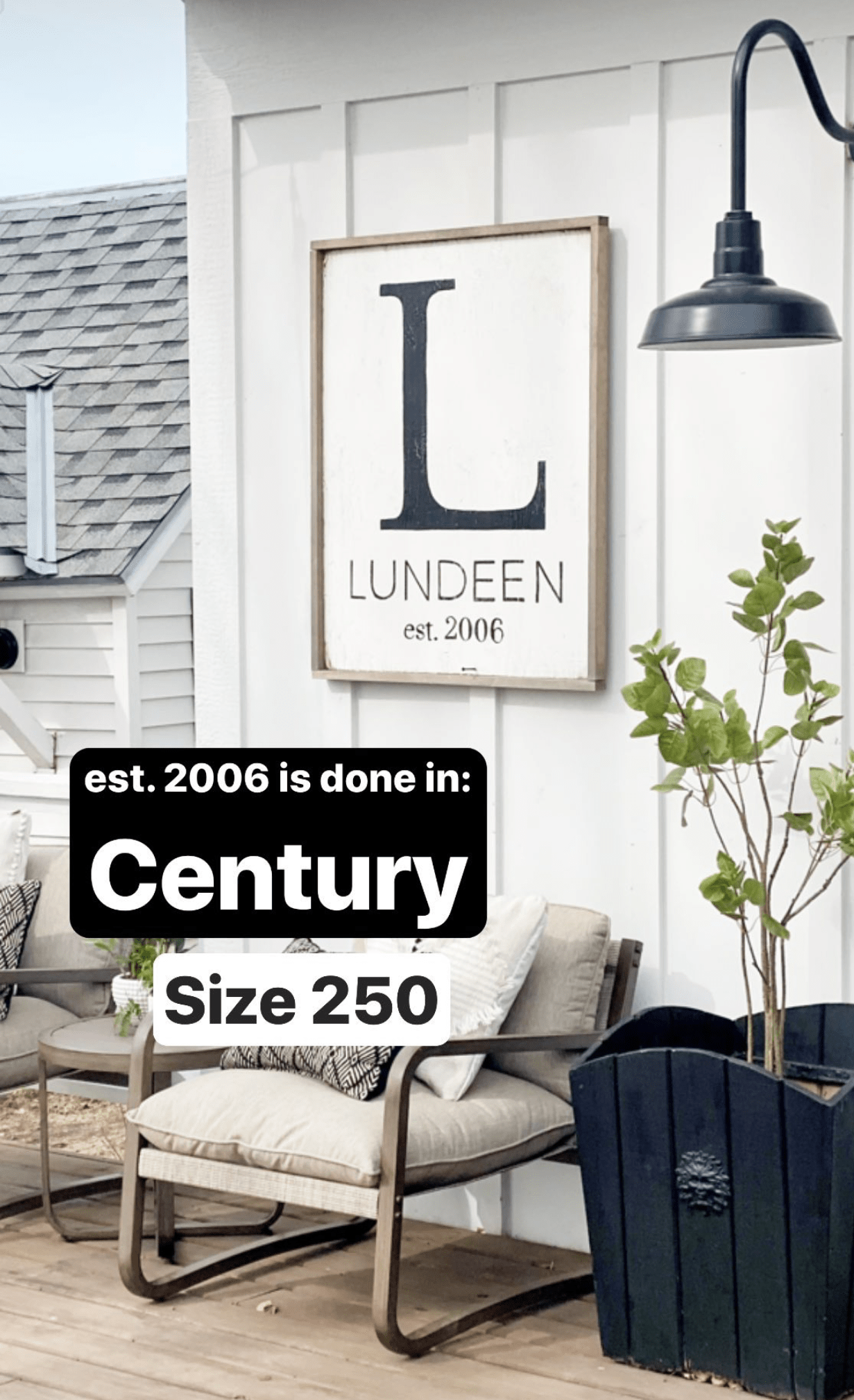 DIY HAND LETTERED SIGN