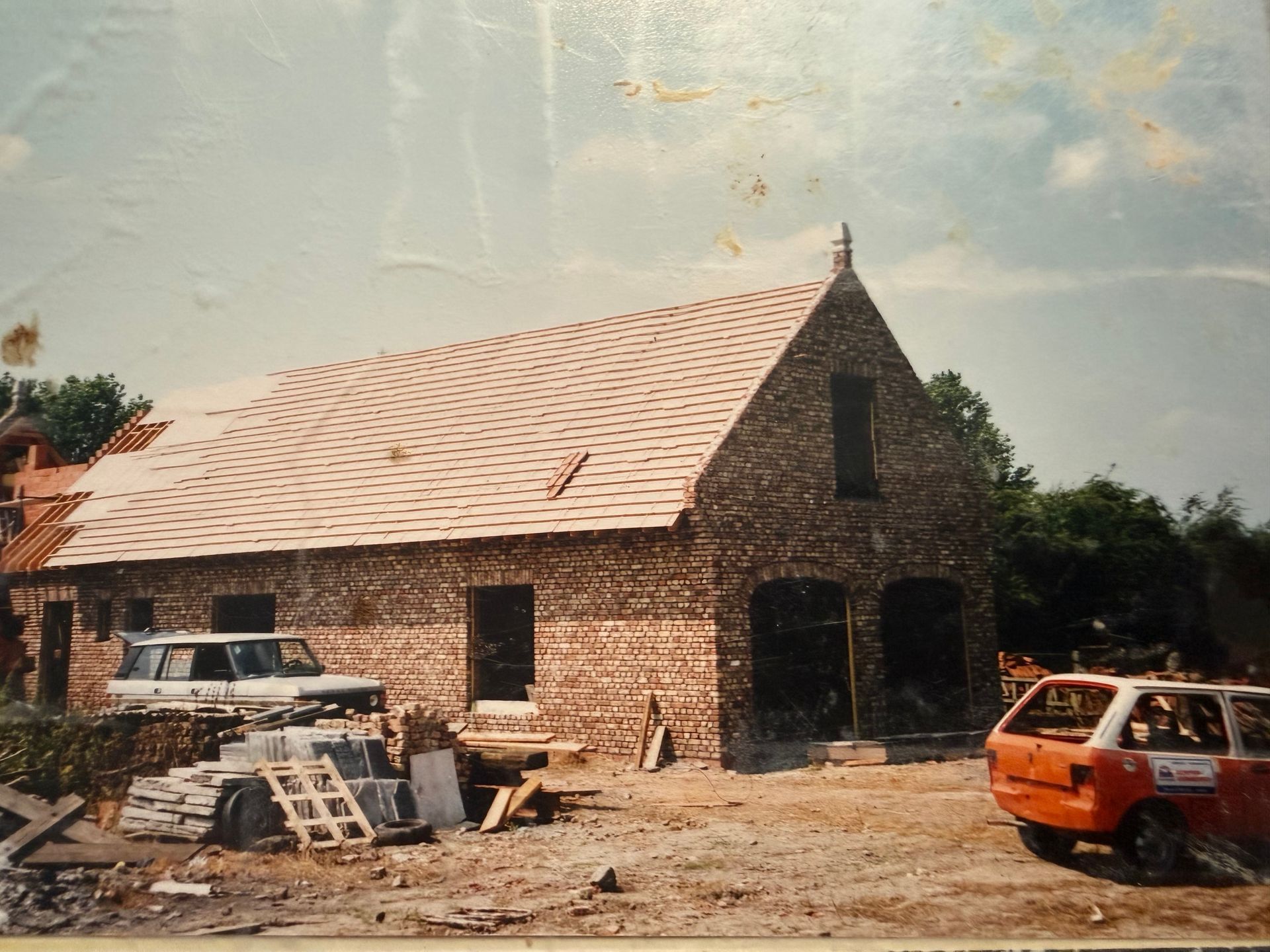 De bouw voltooid