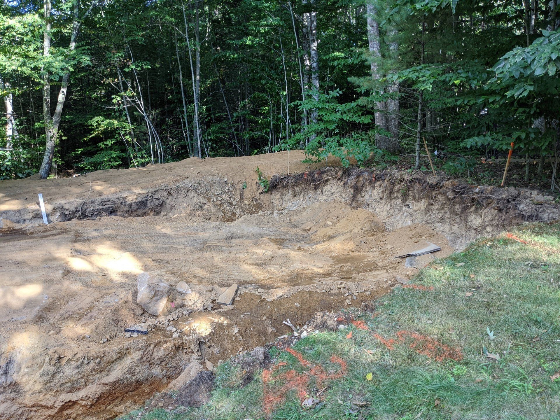 Excavated Site Area