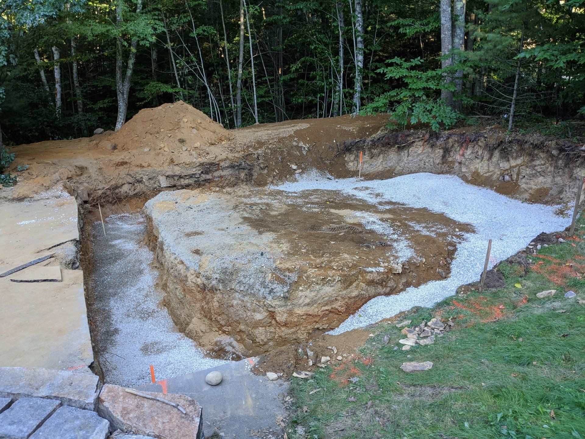 Construction Area Full of Gravel