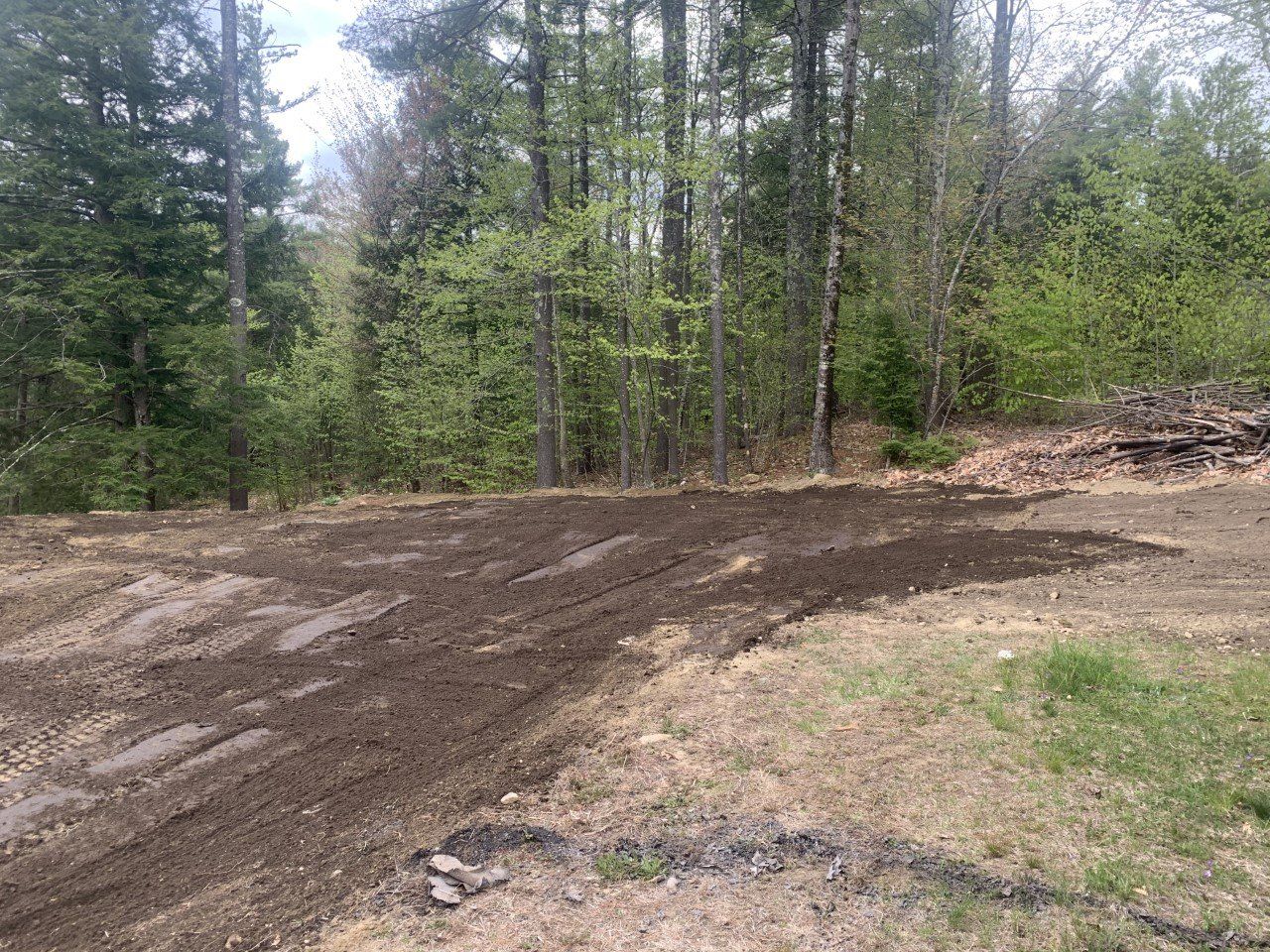 Newly Graded Land
