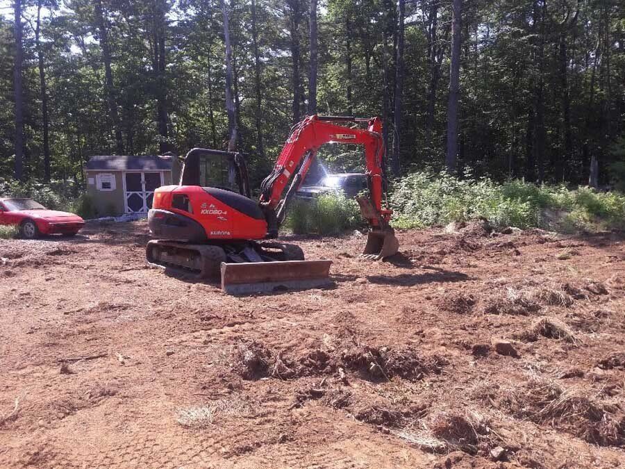 A Backhoe