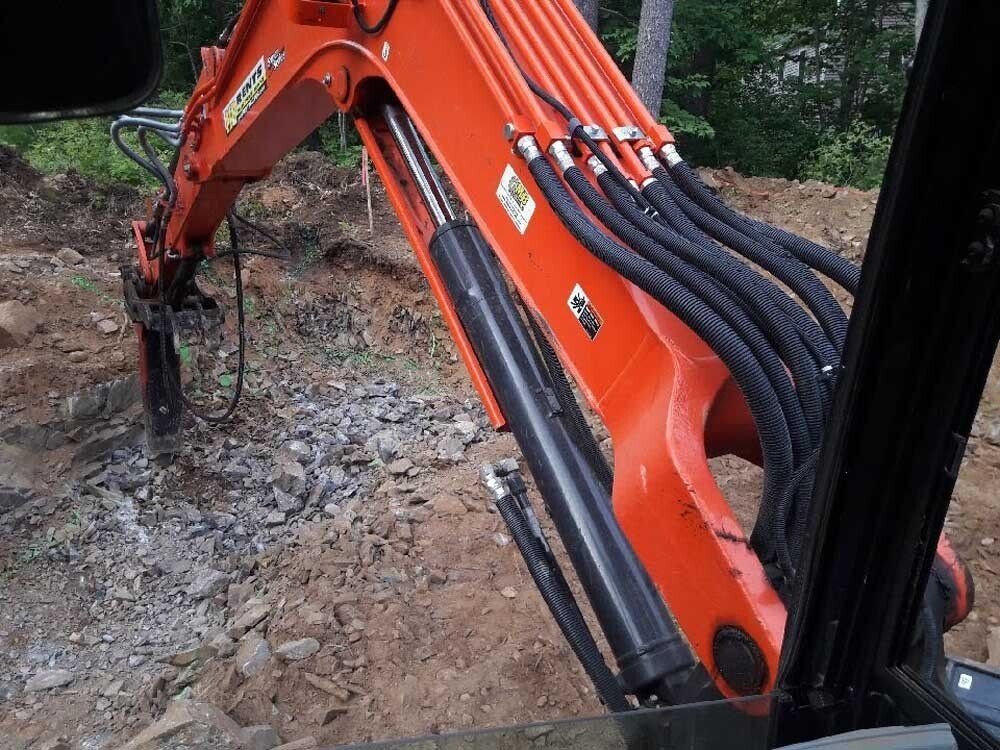 Backhoe In Action