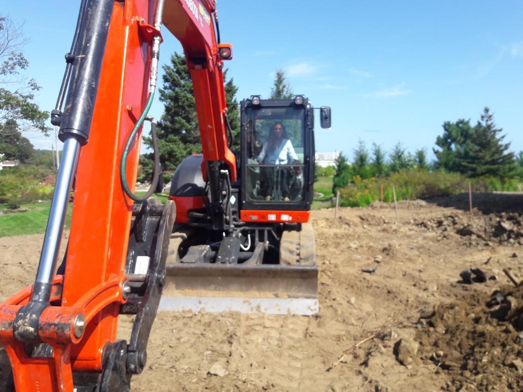 A Backhoe