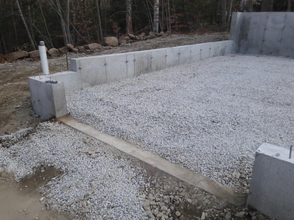 Construction Area Graded With Gravel