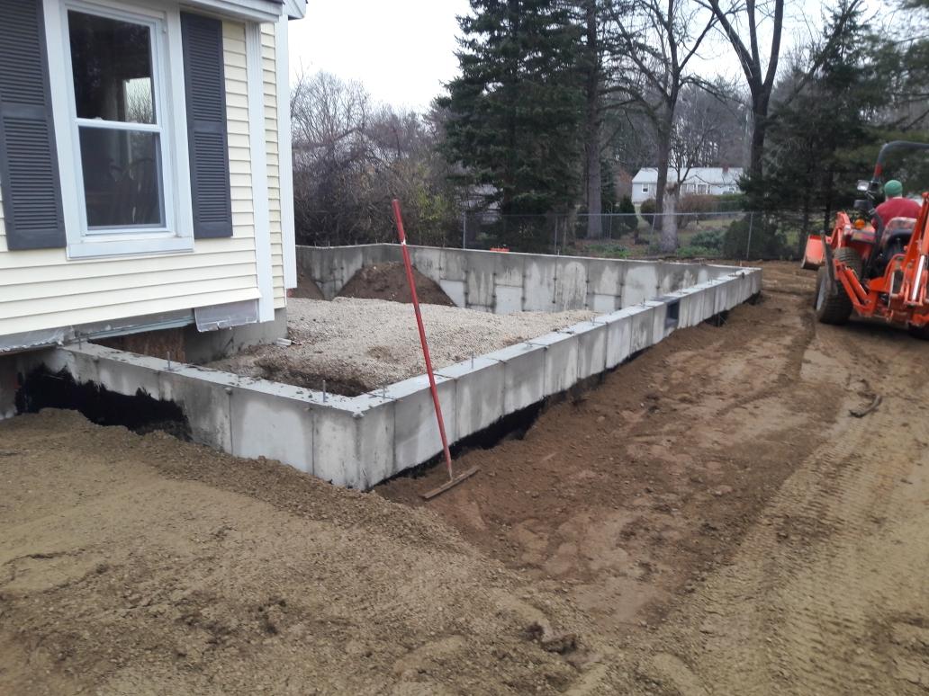 Newly Installed Foundation