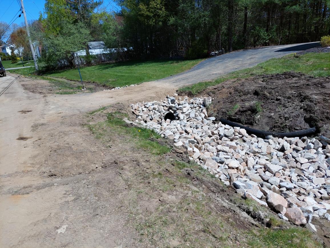 Excavated Area Full of Rocks