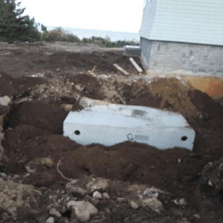 A Concrete Septic Tank