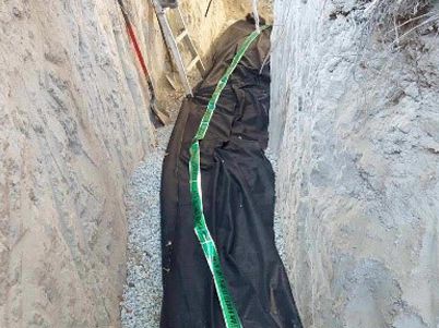 Pit for New Sewer Line
