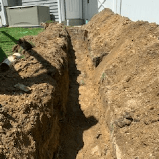 Utility Excavation Line