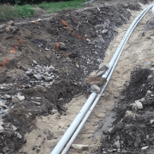 Laid Out Pipes