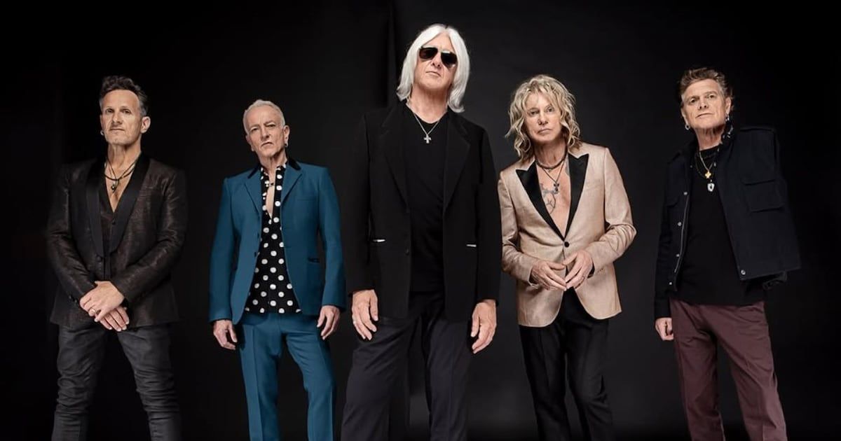 Def Leppard, que toca hoy en el Palacio de los Deportes de la CDMX. Foto: adn Noticias
