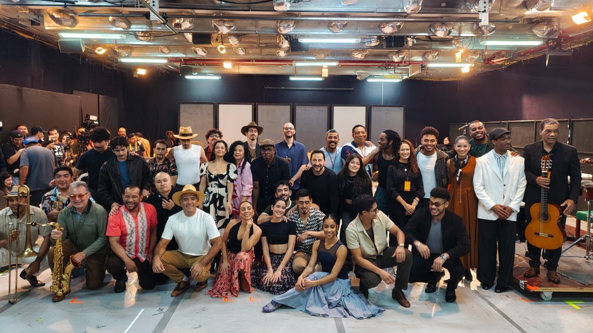 Elenco del musical Buena Vista Social Club en ensayo. Imagen: UnoTV