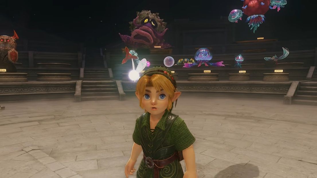 El Coliseo de los Monstruos en el remake de The Legend of Zelda: Ocarina of Time para Switch 2. Imagen: Nintendo