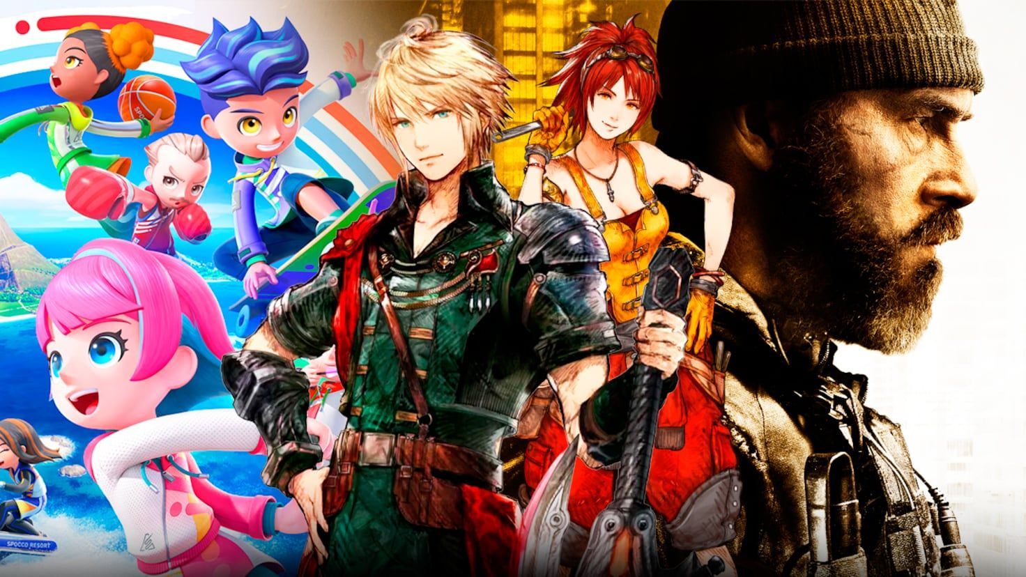 Arte promocional de los videojuegos de la semana. Imagen: MeriStation