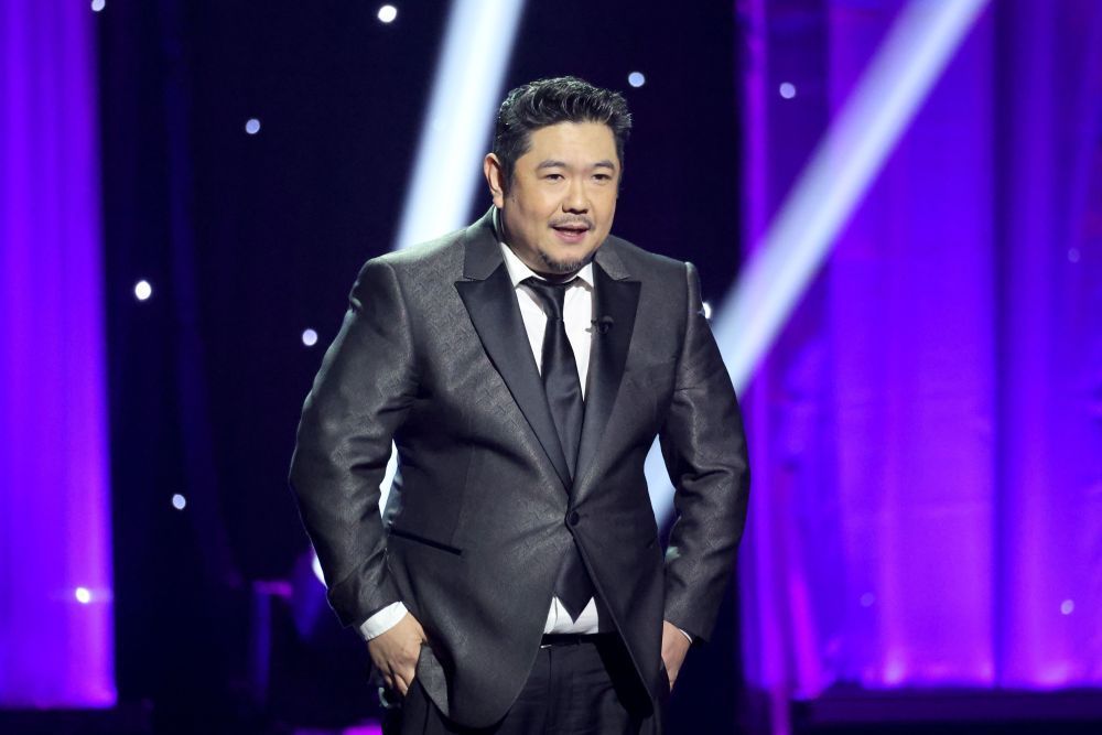 Eric Bauza en los premios Emmy de 2025. Foto: Amy Sussman/Getty Images, vía Variety.