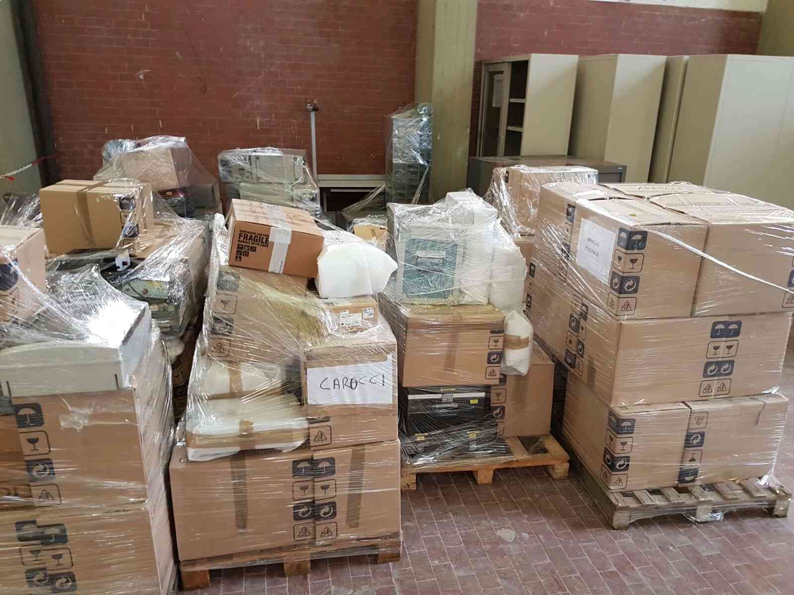 magazzino imballaggio
