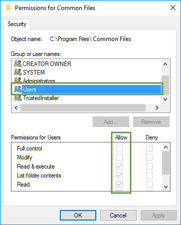 user permissions image