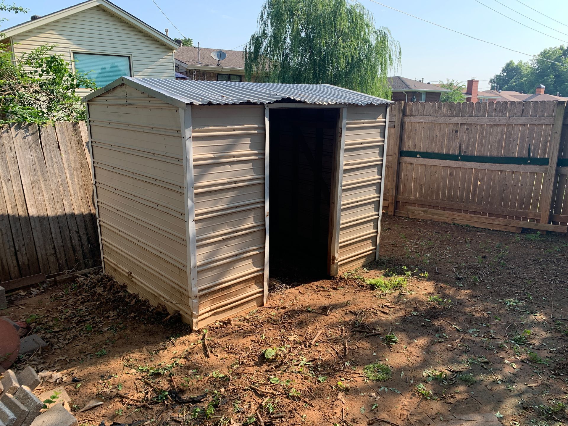 midwest city shed removal