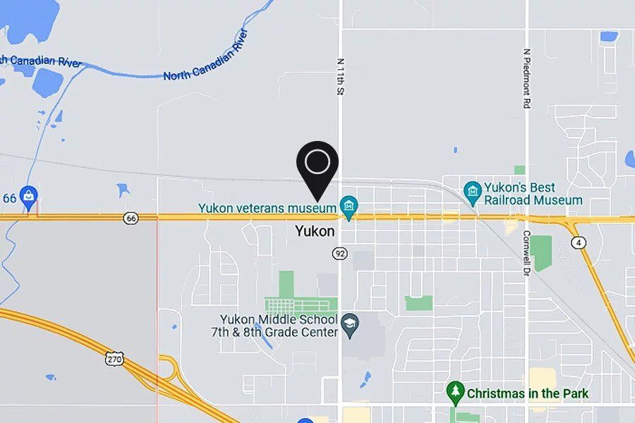 Yukon junk removal service area map