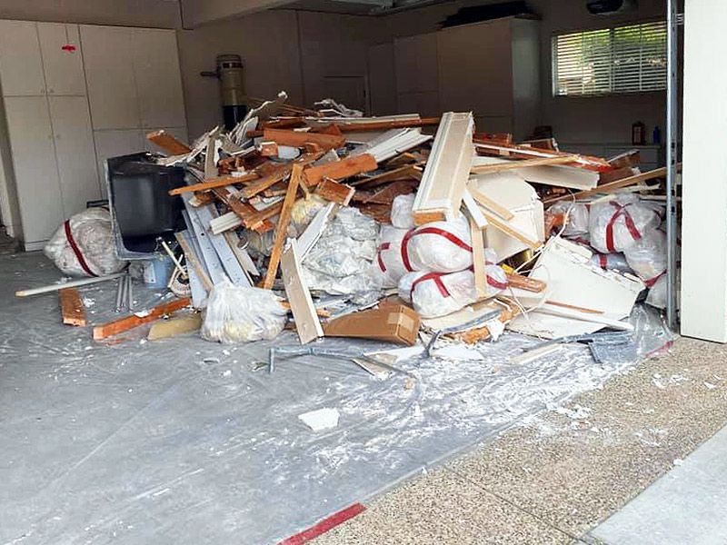 construction debris