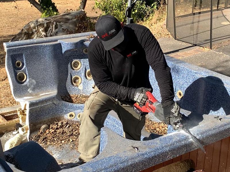 hot tub removal