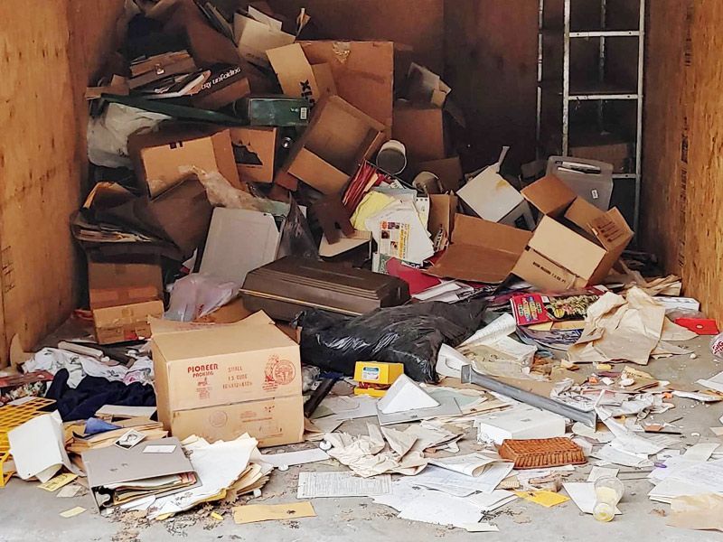Storage clean out