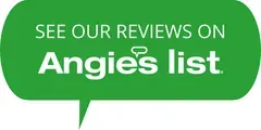 Green speech bubble with text 