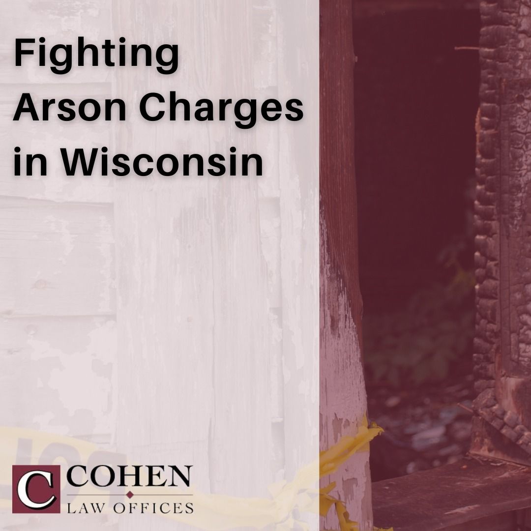 image of a building showing arson charges