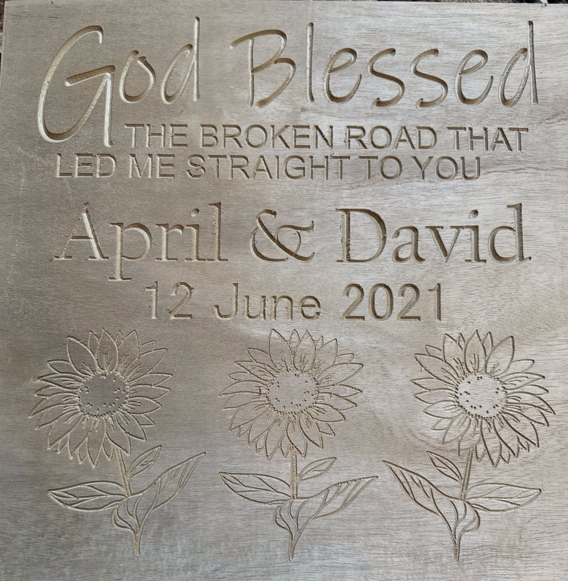 Custom cut sign without shading