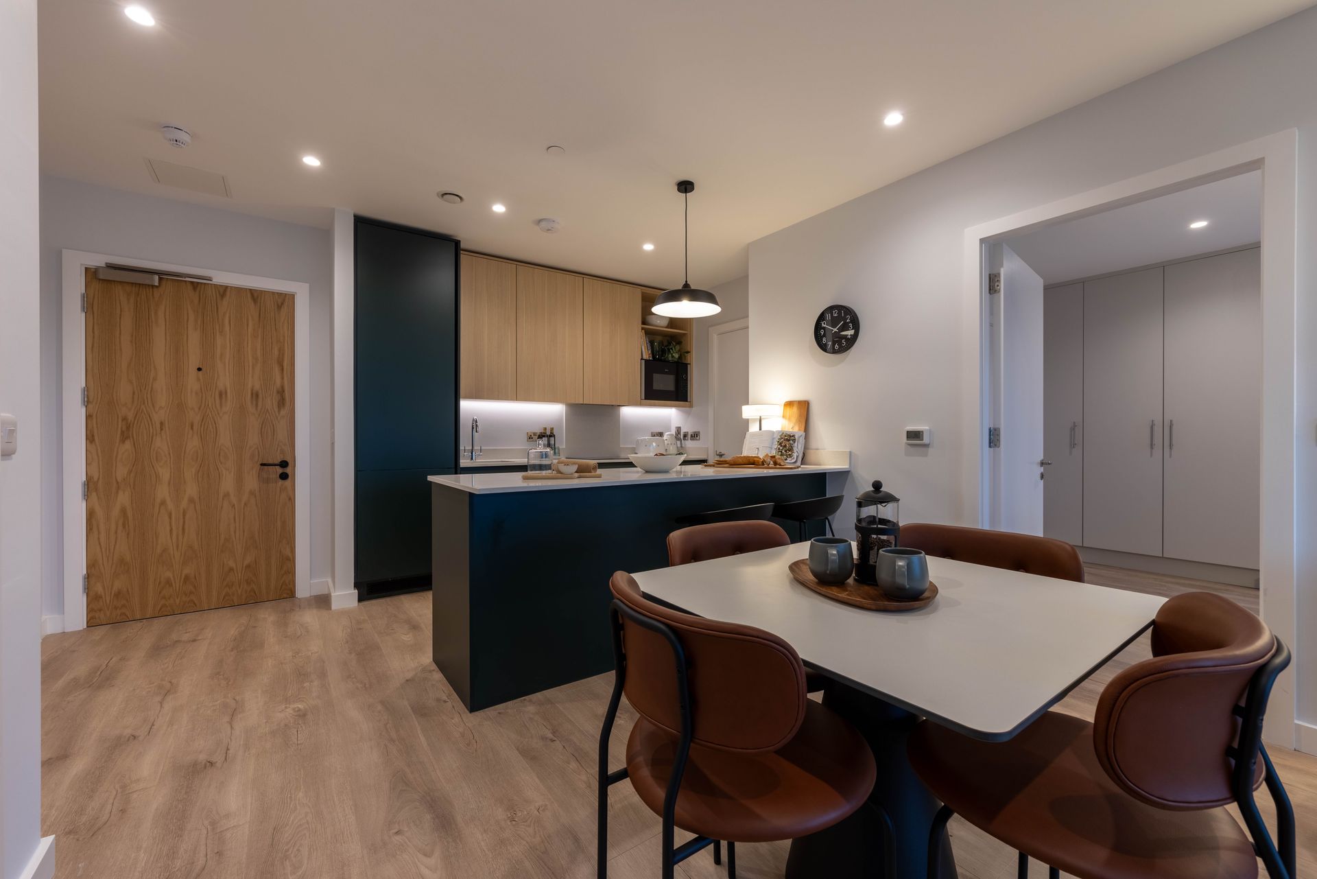 Kitchen and dining area at Alta Verde in Dublin, IR.