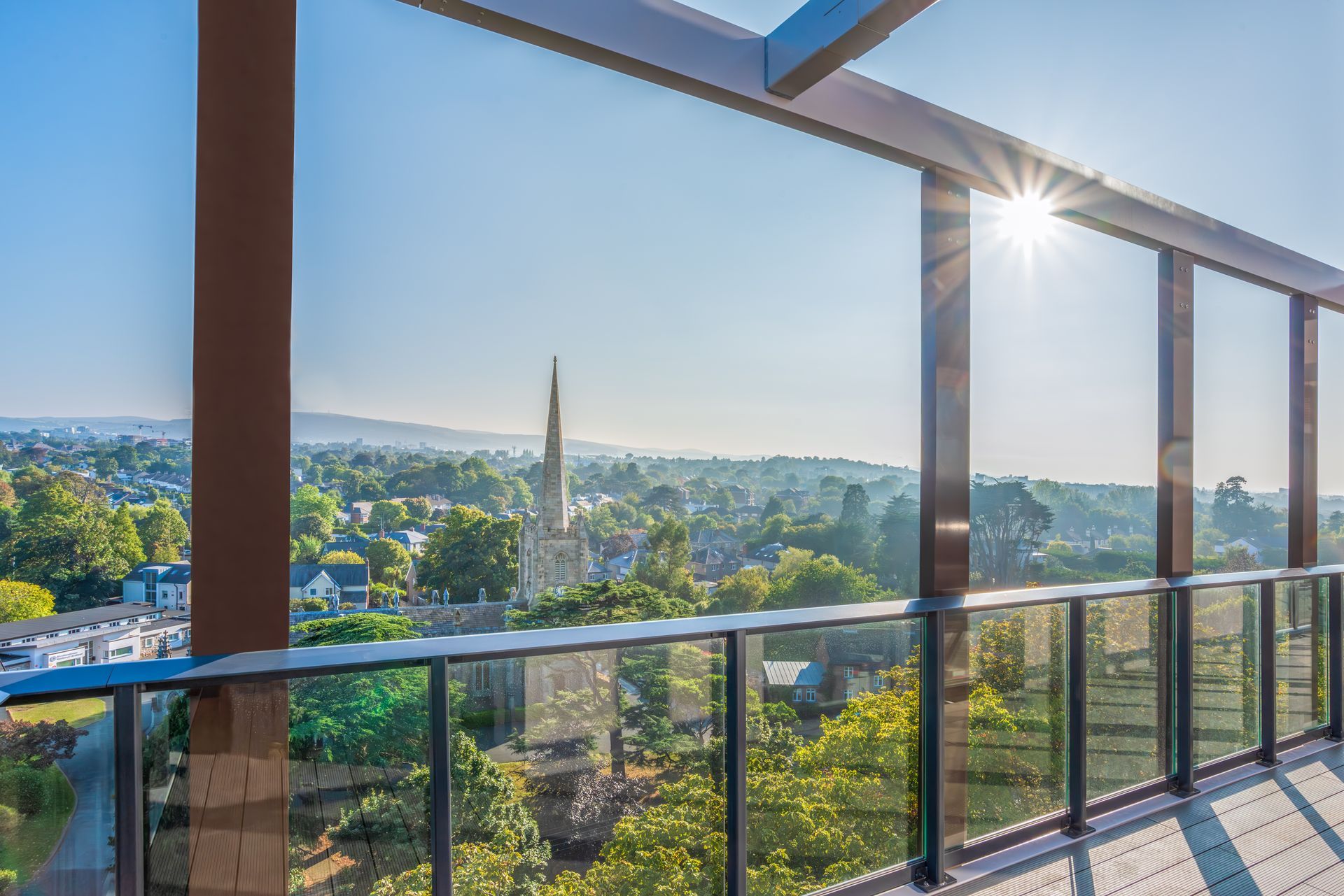 Spacious apartment clubhouse with furniture and seating area at Alta Verde in Blackrock, Co. Dublin.