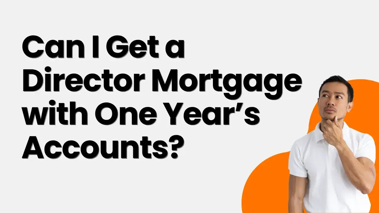 Company director reviewing financial accounts and mortgage documents to explore UK mortgage options 