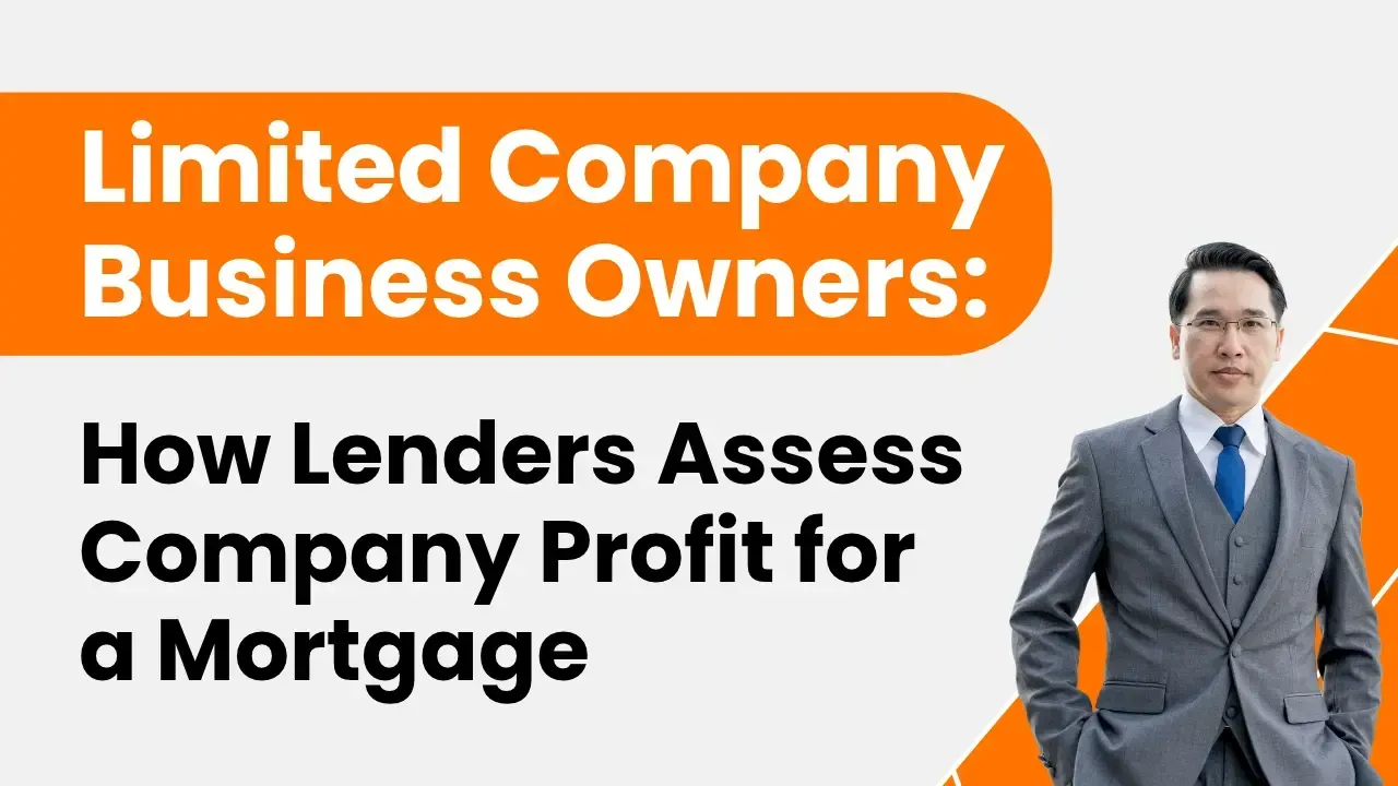 Limited company business owner reviewing accounts and profit figures for a UK mortgage application